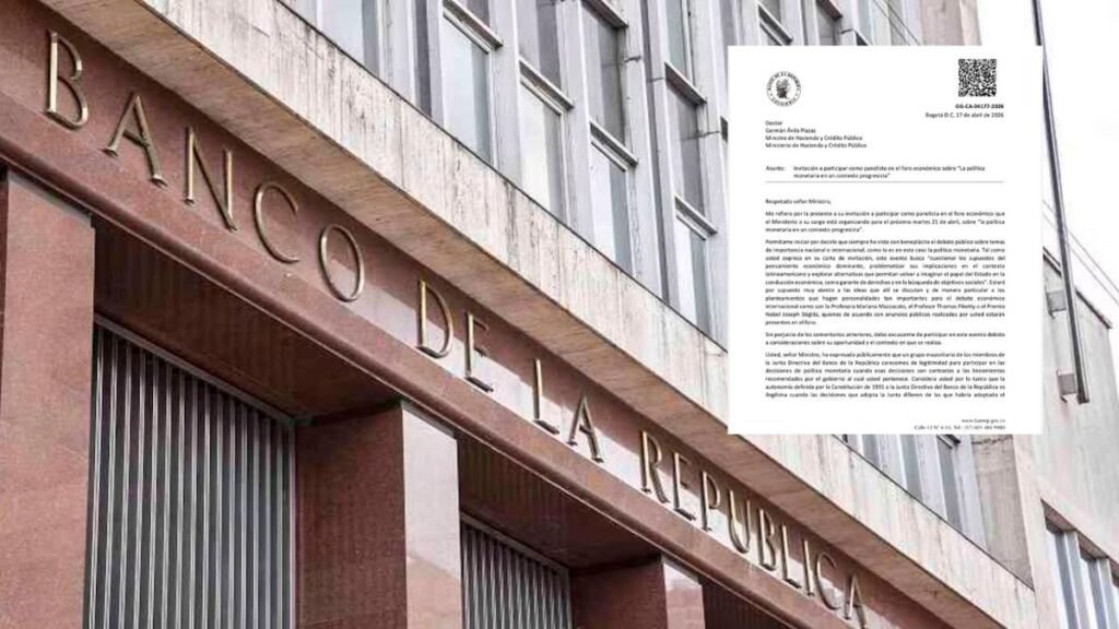 Tensión por la economía: gerente del Banco de la República se planta ante el Gobierno y declina invitación