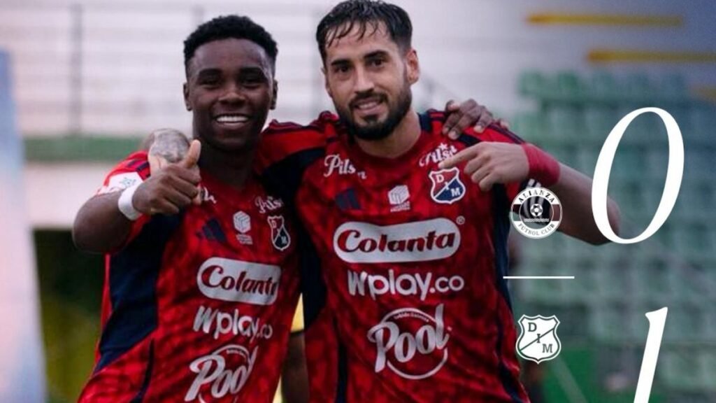 DIM con la esperanza en Liga: gana en Valledupar y se aferra a la clasificación tras el golpe en Brasil