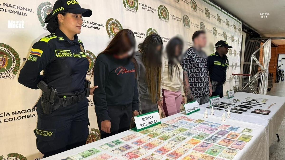 Capturan grupo que engañaba, drogaba y robaba en El Poblado y Laureles