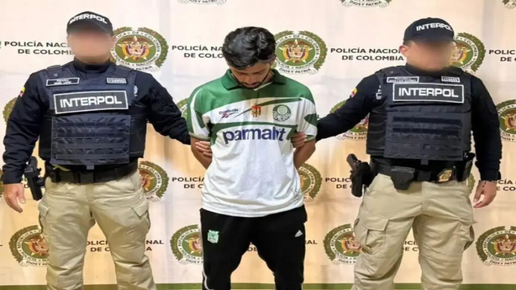 Capturan en Medellín a presunto homicida buscado por Brasil con circular roja de Interpol