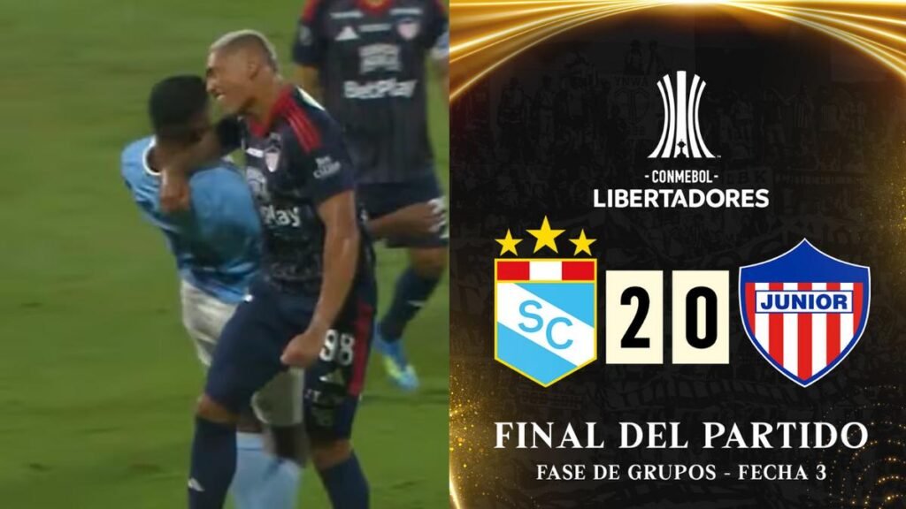 Junior tropieza en Libertadores: expulsión de Jermein Peña vuelve a pasar factura