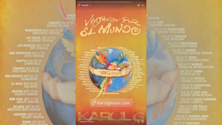 Tour confirmado: Karol G estará en Bogotá, mientras Medellín sigue en veremos
