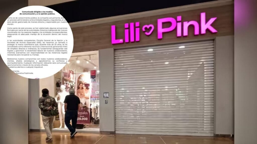 Golpe a Lili Pink: más de 300 tiendas en proceso de extinción de dominio