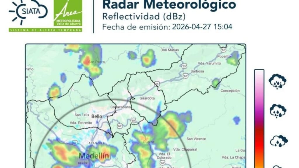 Aguacero de ayer: más de 70 descargas eléctricas y monitoreos constantes a quebradas