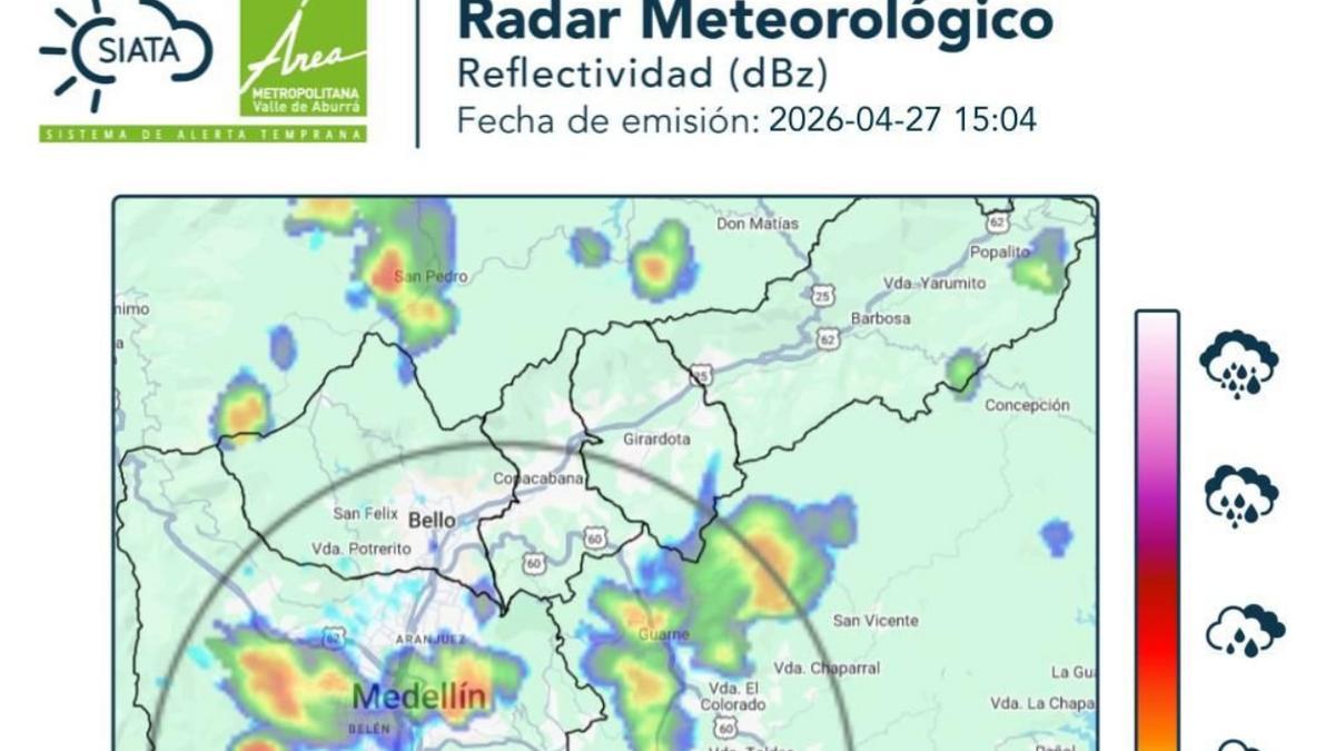 Aguacero de ayer: más de 70 descargas eléctricas y monitoreos constantes a quebradas