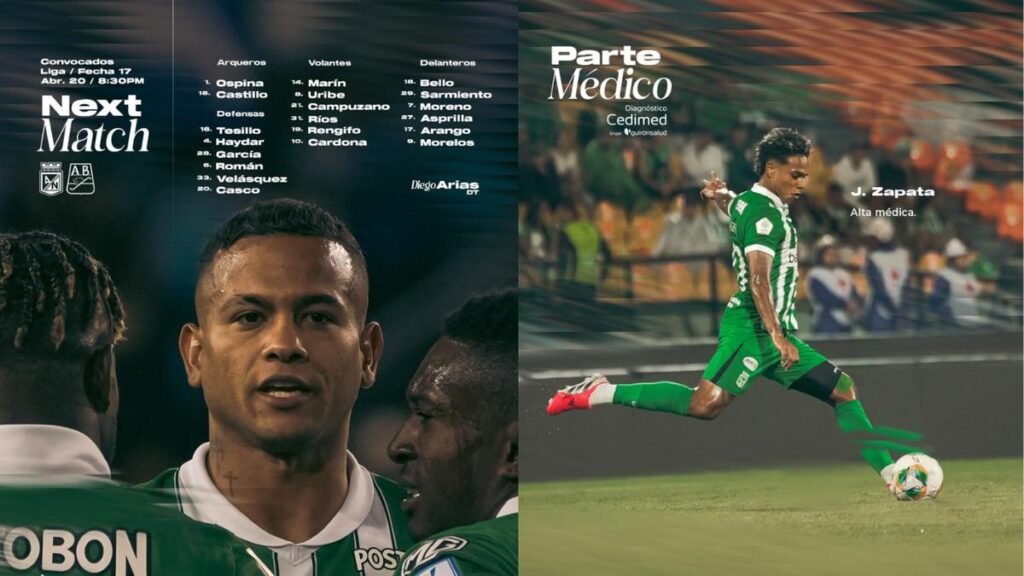 Duelo de alta presión en Medellín: Nacional quiere el liderato y Bucaramanga meterse en los ocho