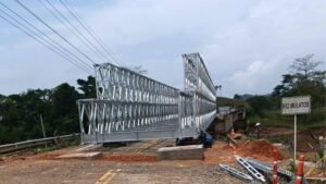 ¿Cómo avanzan las obras del puente en el Rio Mulatos que devolverá la movilidad en el Urabá antioqueño?