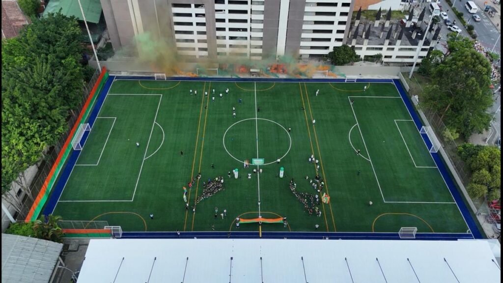 Sabaneta reabrió la cancha sintética de la Unidad Deportiva Zona Sur tras millonaria renovación