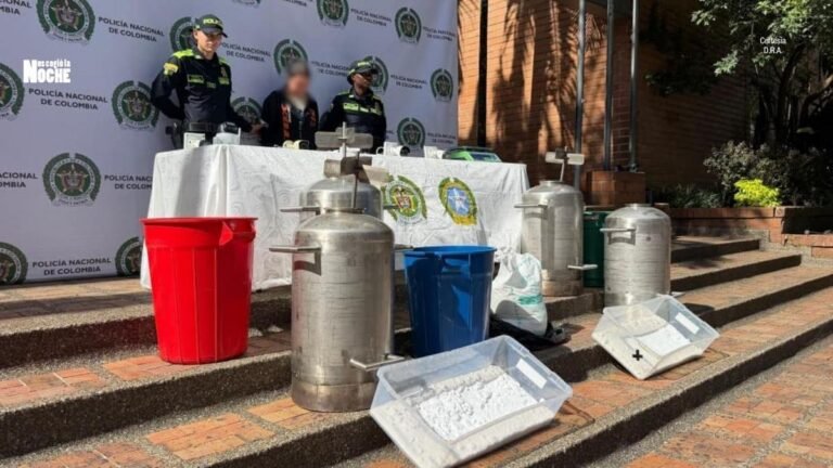 Cae centro clandestino de cocaína y anfetaminas en Medellín: una mujer fue capturada