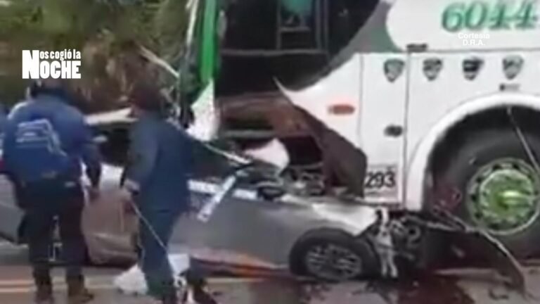 Tres muertos en violento accidente en carretera nacional