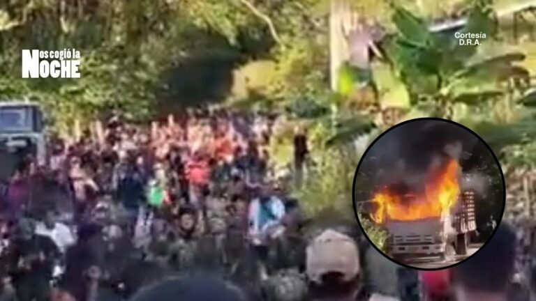 La comunidad agredió con piedras al Ejército en Ataco, Tolima, para impedir una operación militar