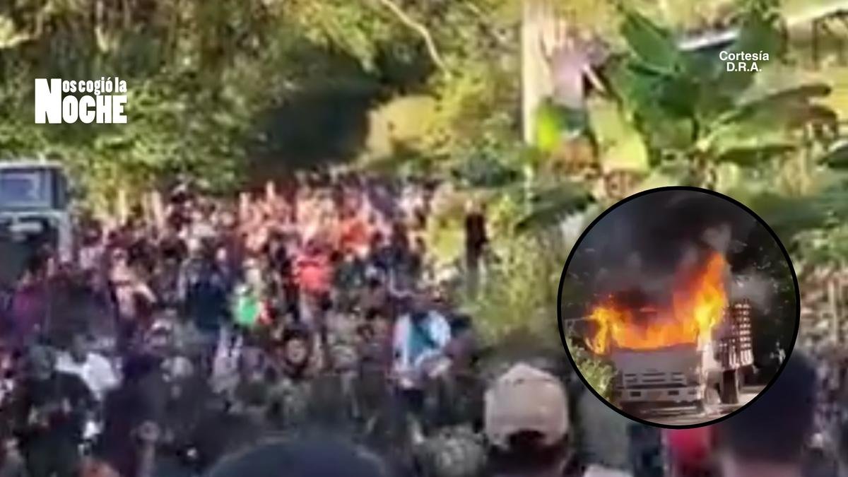 La comunidad agredió con piedras al Ejército en Ataco, Tolima, para impedir una operación militar