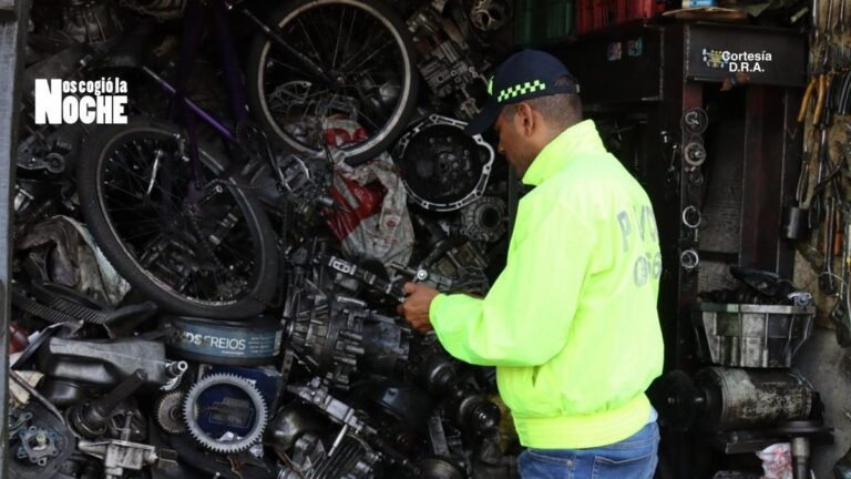 Megaoperativo en La Bayadera dejó un capturado y más de 2.000 autopartes ilegales incautadas