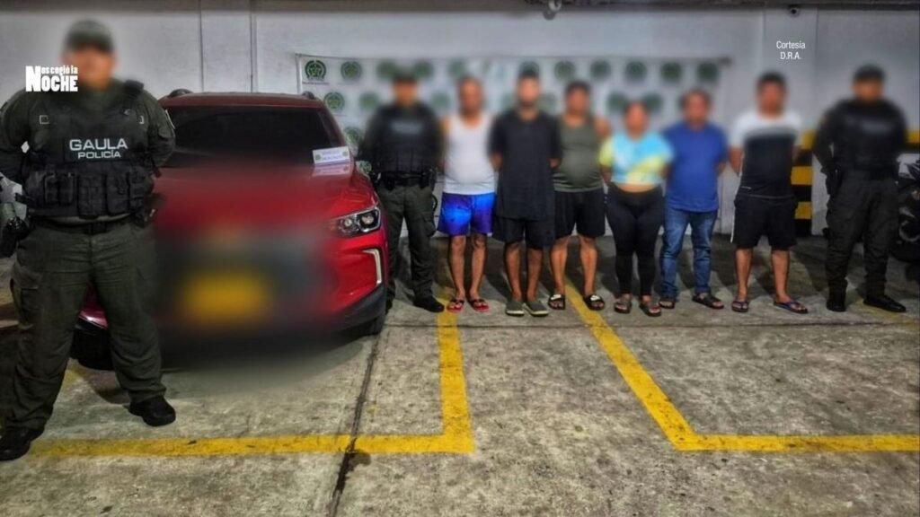 Golpe a la extorsión en Barranquillita: capturan a seis presuntos integrantes de “Los Pepes”