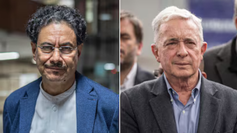 Uribe e Iván Cepeda protagonizan fuerte pulso político en redes en plena recta final electoral