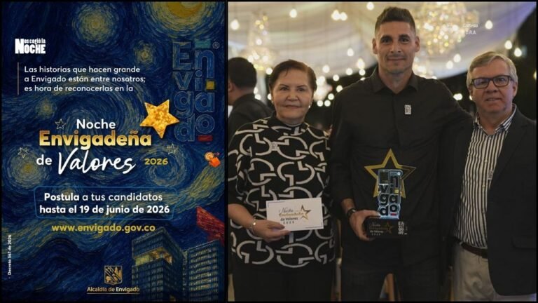 En Envigado buscan a los ciudadanos que dejan huella positiva: Ya están abiertas las postulaciones para la Noche Envigadeña