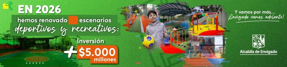 Banner envigado escenarios deportivos