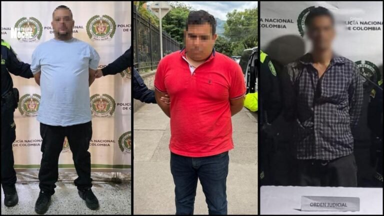 Capturan en Medellín a prófugo internacional y a presuntos delincuentes vinculados a homicidio y extorsión