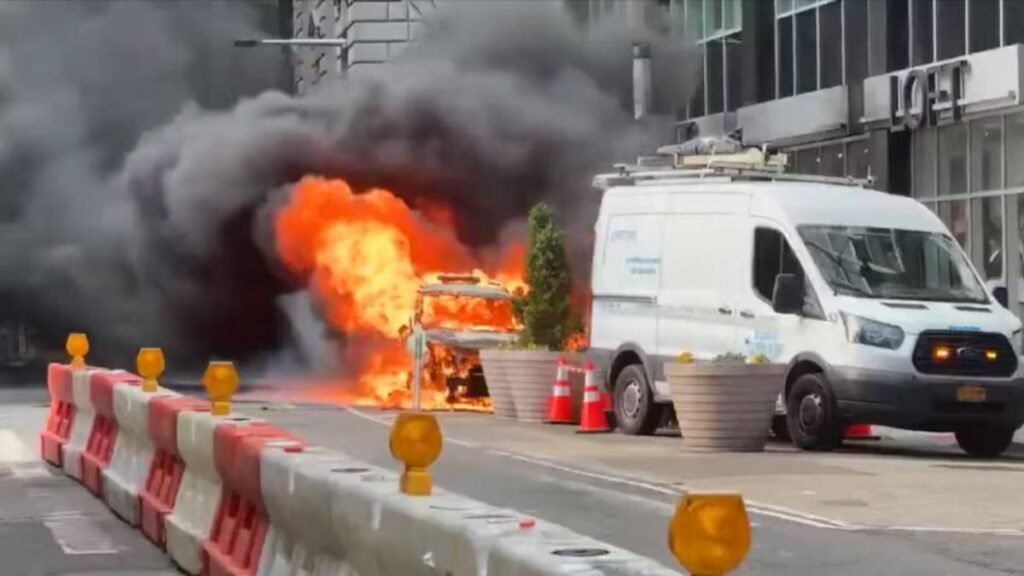 Explosión de vehículo cerca de Wall Street generó alarma en Nueva York