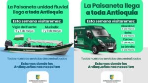La Paisaneta acerca servicios de la Gobernación a más de 10 mil antioqueños en dos meses