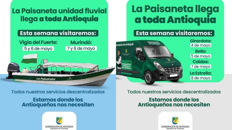 La Paisaneta acerca servicios de la Gobernación a más de 10 mil antioqueños en dos meses