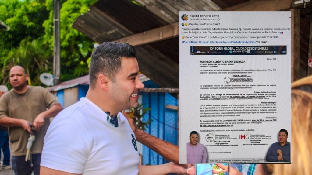 ¿Reconocimiento internacional o evento pago? La polémica alrededor del viaje del alcalde de Puerto Berrío a París