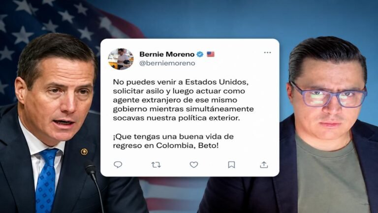 Bernie Moreno responde a Beto Coral: “buena vida de regreso en Colombia”
