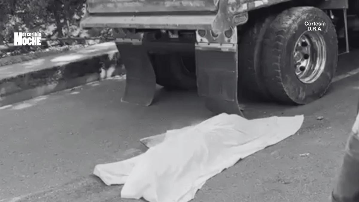 Tragedia vial en Medellín: una persona murió tras accidente con volqueta en Belén