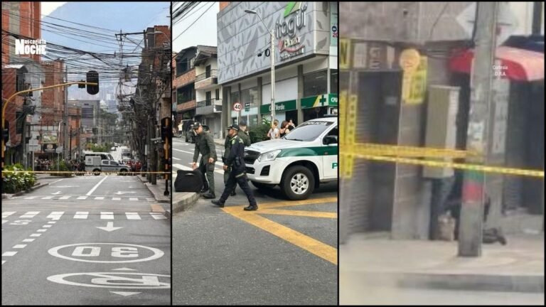 Una caneca con pintura generó caos en Itagüí