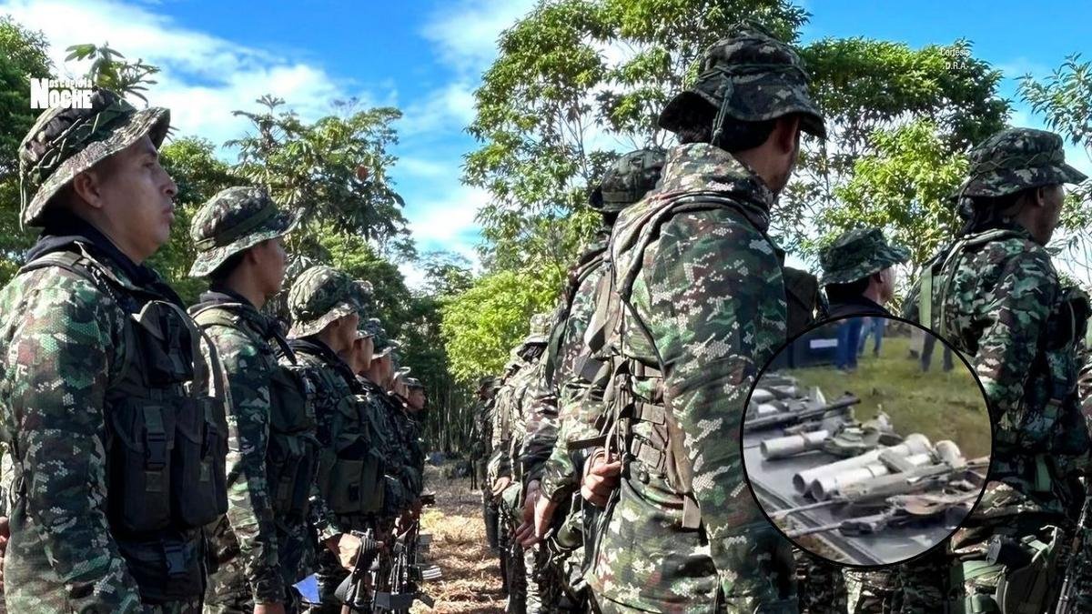 se a controversias jurídicas, 99 integrantes de grupo armado llegaron a zona de ubicación temporal