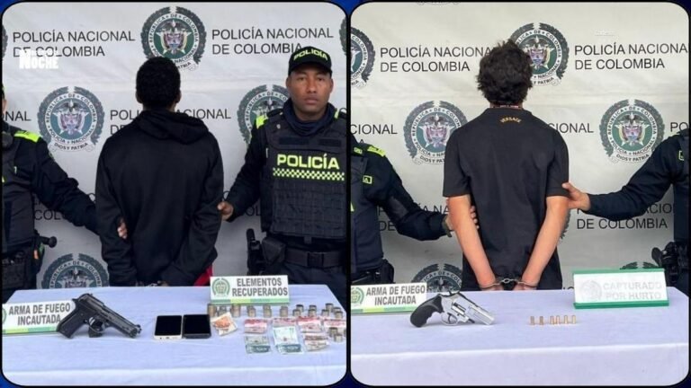 La Policía frustró dos atracos en Medellín: en uno la víctima fue lesionada en el pecho