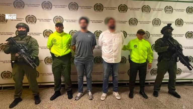 Capturan en Medellín a dos extranjeros pedidos en extradición por narcotráfico en EE. UU