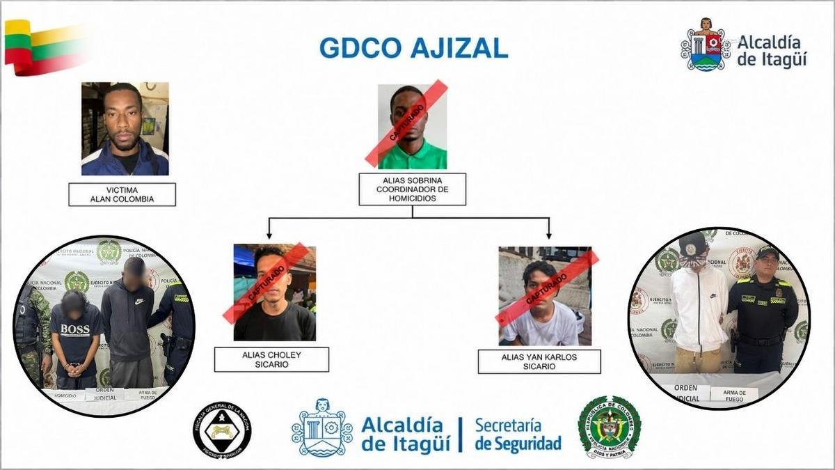 Cae estructura señalada de desatar la ola de violencia en la vereda El Ajizal