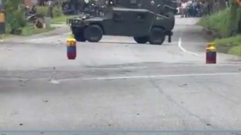 Alerta en el norte de Antioquia: Ejército verifica dos cilindros bomba instalados sobre la Troncal de Occidente