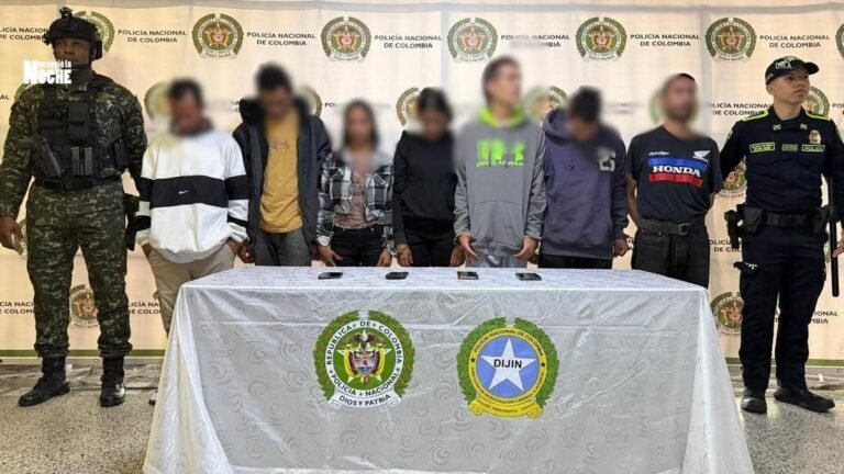Desmantelan red dedicada al tráfico de drogas en Envigado: 10 capturados