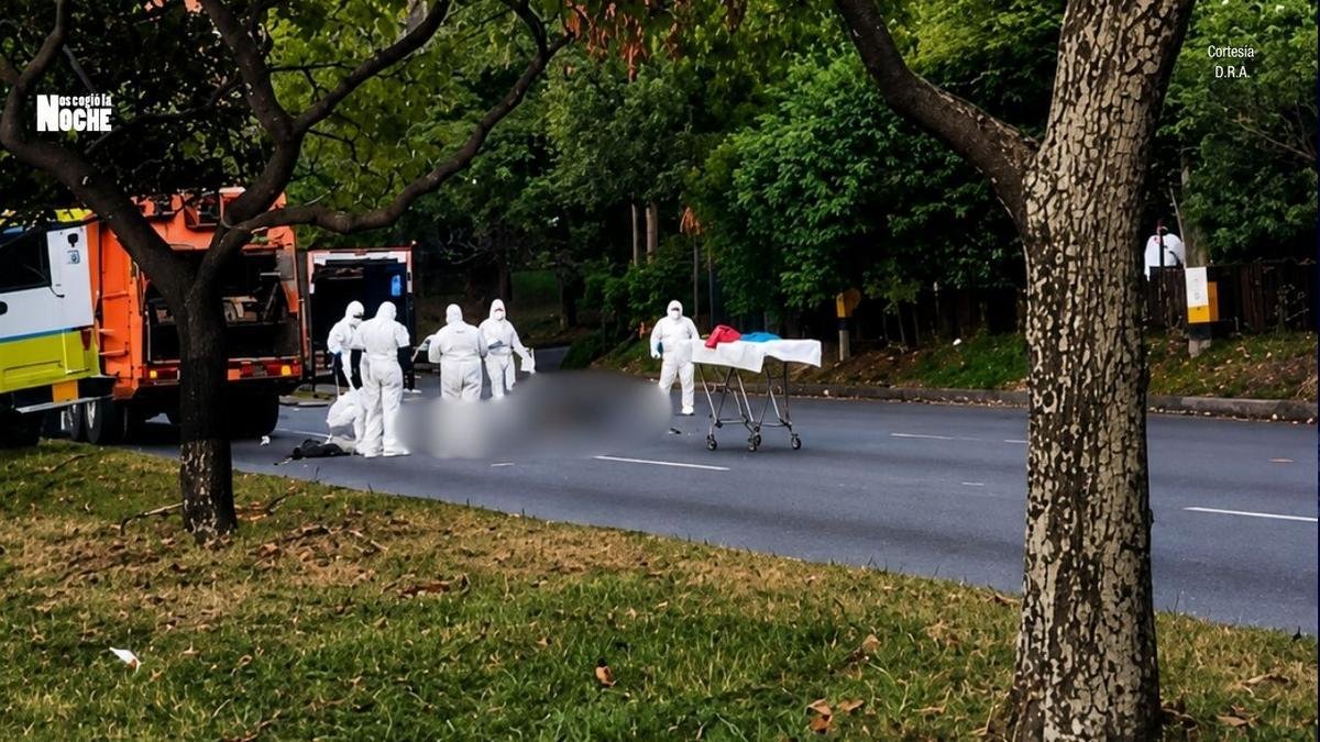 Choque entre un camión recolector de basura y una moto, dejó una persona muerta en Medellín
