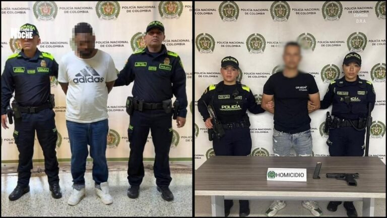 Dos hombres capturados por homicidios en Medellín: uno de ellos sería el asesino de la joven en el Limonar