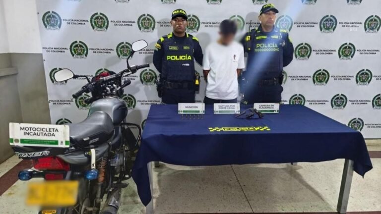 Ofensiva policial en Bello deja dos capturados y tres armas de fuego incautadas