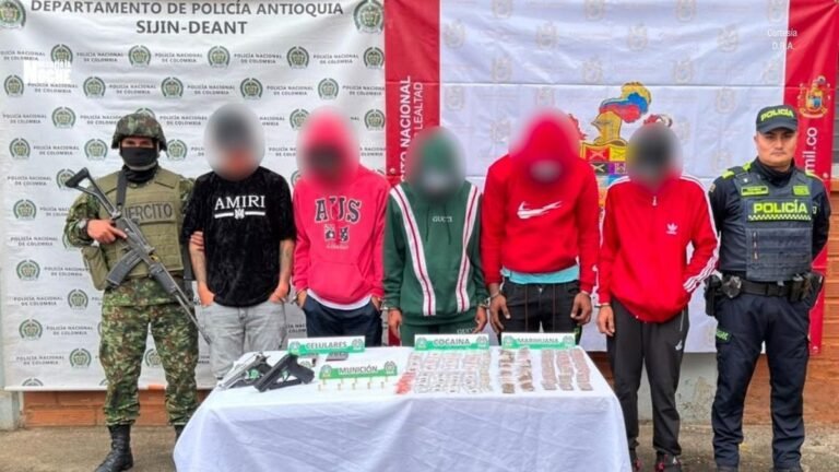 Golpe a la estructura criminal “El Mesa”: cinco capturados en el Oriente antioqueño