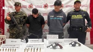 Ejército captura a dos presuntos integrantes de la Estructura 36 en Gómez Plata