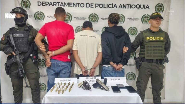 Golpe a la criminalidad en Segovia: tres capturados y dos armas incautadas