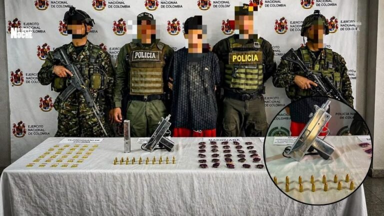 Ejército captura a presunto delincuente e incauta una Mini Uzi en Ciudad Bolívar