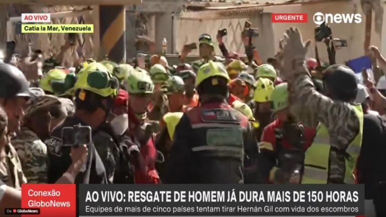 ¡Bienvenido, don Hernán! Celebración mundial con el rescate, con vida, de hombre atrapado en escombros en Venezuela