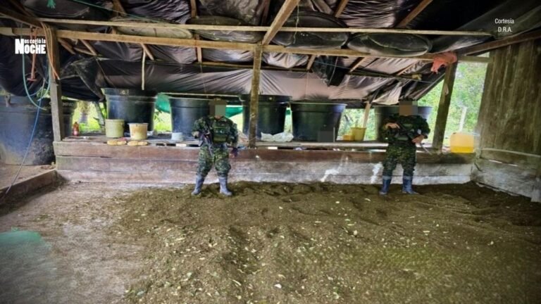 Ejército destruye laboratorio de pasta base de coca en Putumayo y golpea las finanzas de grupo armado residual