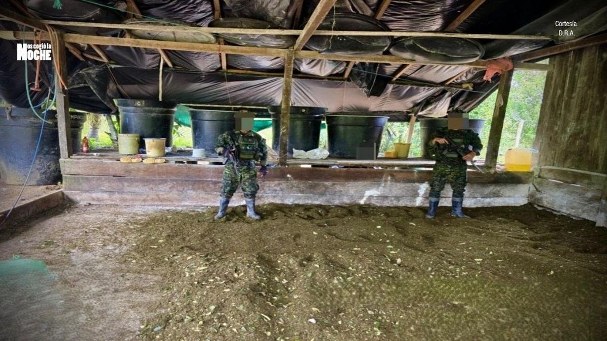 Ejército destruye laboratorio de pasta base de coca en Putumayo y golpea las finanzas de grupo armado residual