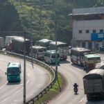Tensión en el peaje de Amagá: camioneros y volqueteros protestan por aumento del 20 % en las tarifas