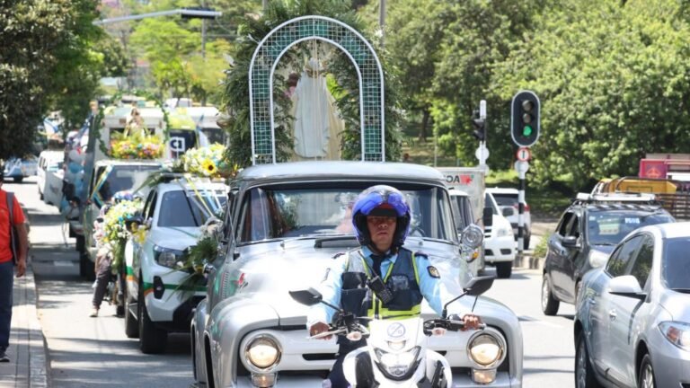 Atención: caravana por el Día de la Virgen del Carmen generará movilidad lenta en Medellín