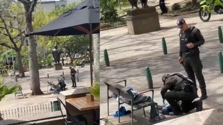 Capturan a un presunto implicado tras alerta por explosivo en la Plaza Botero