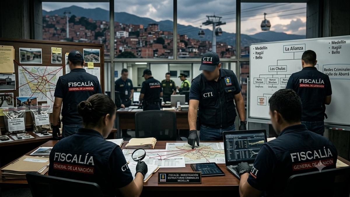 Denuncian retiro de fiscales que investigaban estructuras criminales en Medellín: piden explicaciones a la Fiscalía