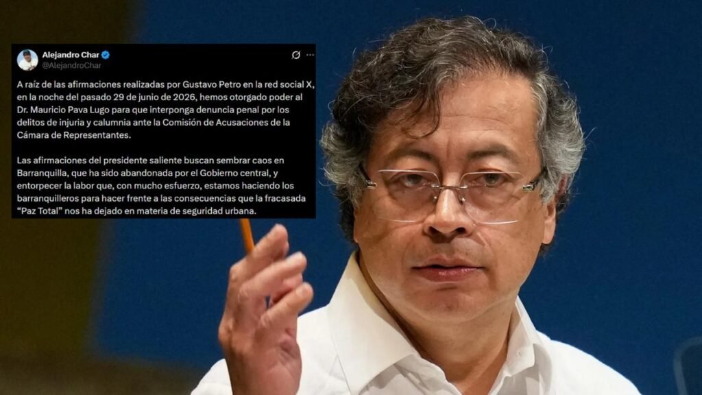 Alcalde de Barranquila denunciará penalmente a Gustavo Petro por injuria y calumnia